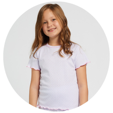 04 pijama infantil feminino curto duda ribana poa rosa